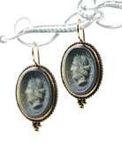Slate Cameo Earring, price: $100.00. Click on 'Large View' for large picture