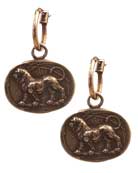 Nemean Lion Earrings, price: $60.00. Click on 'Large View' for large picture