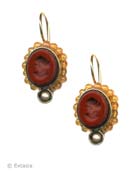 Marsala Small Beaded Earrings, price: $128.00. Click on 'Large View' for large picture