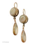 Marlene Butterscotch Drop Earring, price: $112.00. Click on 'Large View' for large picture