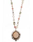 Victorian Garden Mixed Rosary Necklace, price: $350.00. Click on 'Large View' for large picture